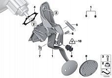 35 10 6 795 833 Complete Pedal Assembly