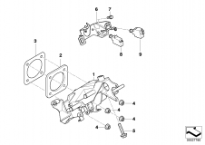 35 10 1 164 854 Supporting Bracket Foot Controls