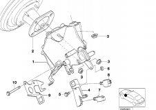 35 10 1 165 691 Supporting Bracket Foot Controls