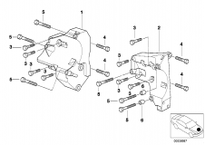 64 55 1 740 723 Climate Compressor Supporting Bracket