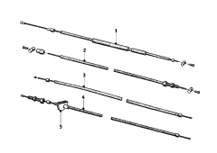 34 11 0 007 842 Brake Cable Assembly