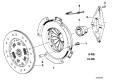 21 21 1 223 034 Rmfd Clutch Disk Ftwin Mass Flywheel