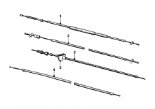 34 11 0 007 843 Brake Cable Assembly