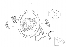65 71 0 029 494 Retrofit Kit Multifunct Steering Wheel