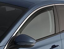 Wind deflector side window front dark tinted for Ford Focus from 04/2018