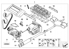 17 51 7 556 988 Sealing Plate Charge-Air Cooler