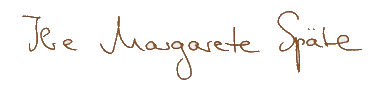 Margarete Späte Unterschrift