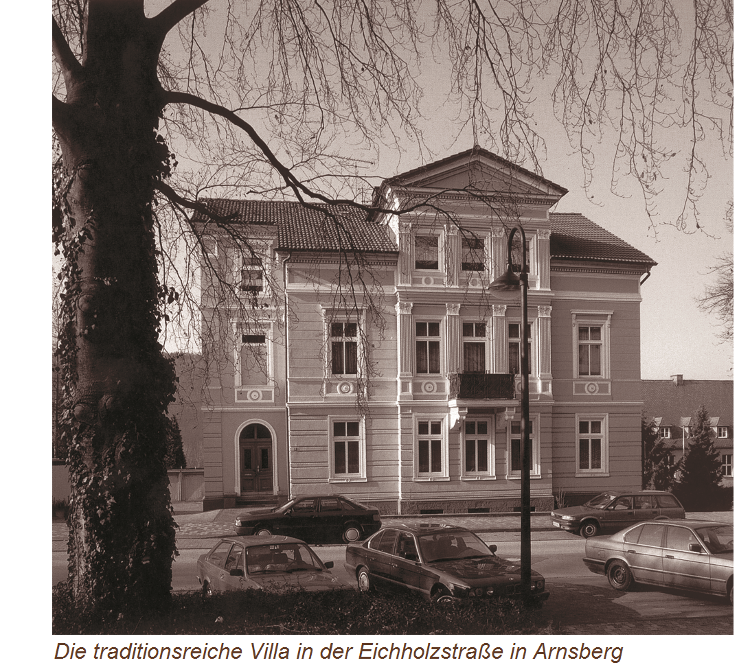 Die traditionsreiche Villa in der Eichholzstraße in Arnsberg